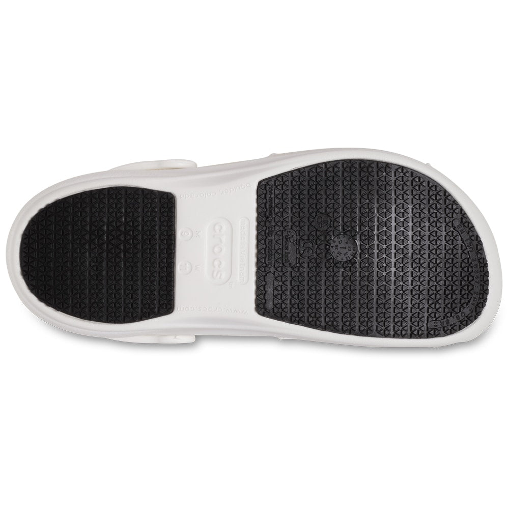 Crocs Bistro Clog Arbetsskor Unisex White