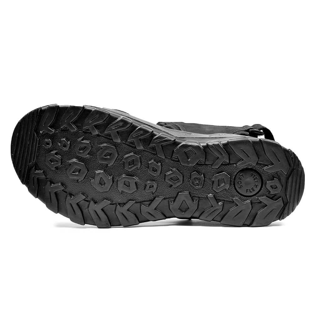 Minfot Sandaler Torekov Herr Nubuck Svart