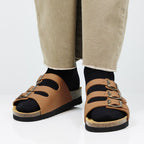 Minfot Sandaler Bio Skinn Cognac