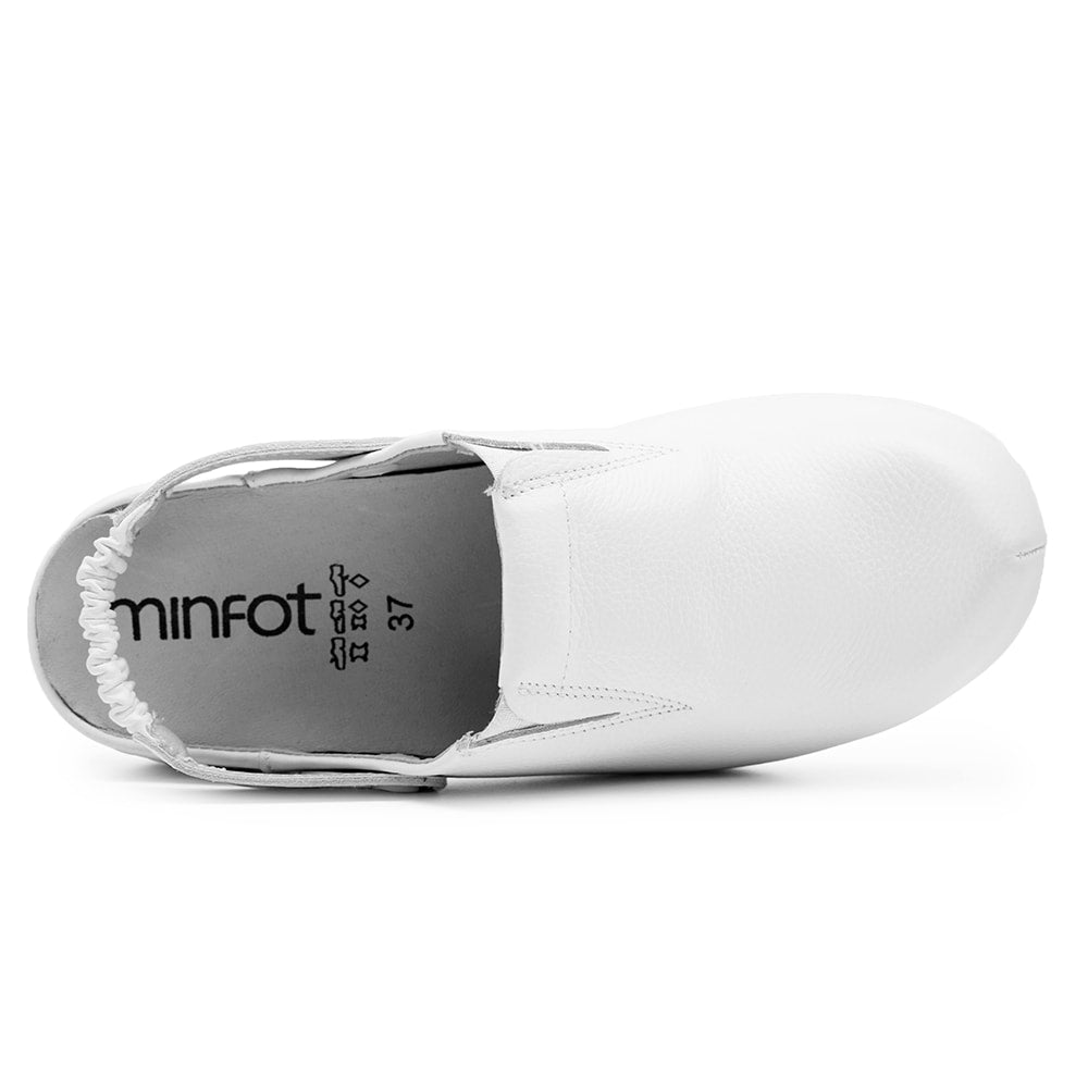 Minfot Arbetsskor Mjuk Toffel Vit