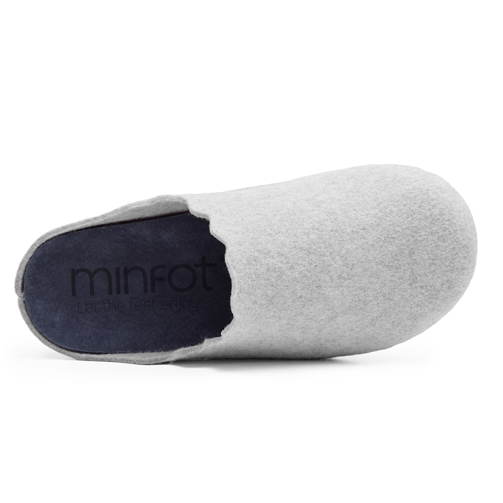 Minfot Tofflor Relax Dam Ljusgrå