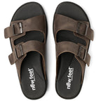 New Feet Connie Breda Sandaler Unisex Oljat läder Brun