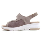 Minfot Sandaali Komfort Bea kantahihna Stretch Mokka Beige