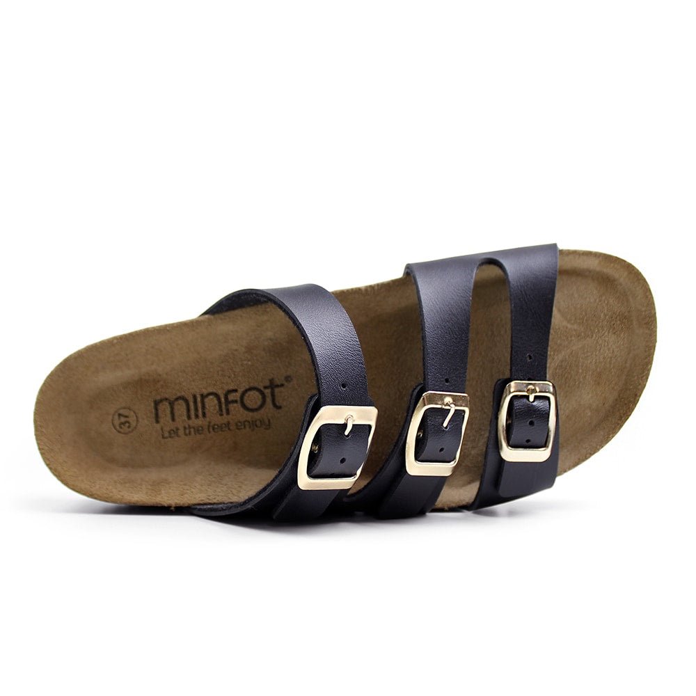 Minfot Upstep Lux Sandaler Dam Svart