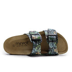 Minfot Softstep Sandaalit Naisten Biosandaali 2 hihnaa Tropical Glow Musta