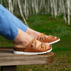 Scholl Sandaler Bioprint Ystad Dam Cognac