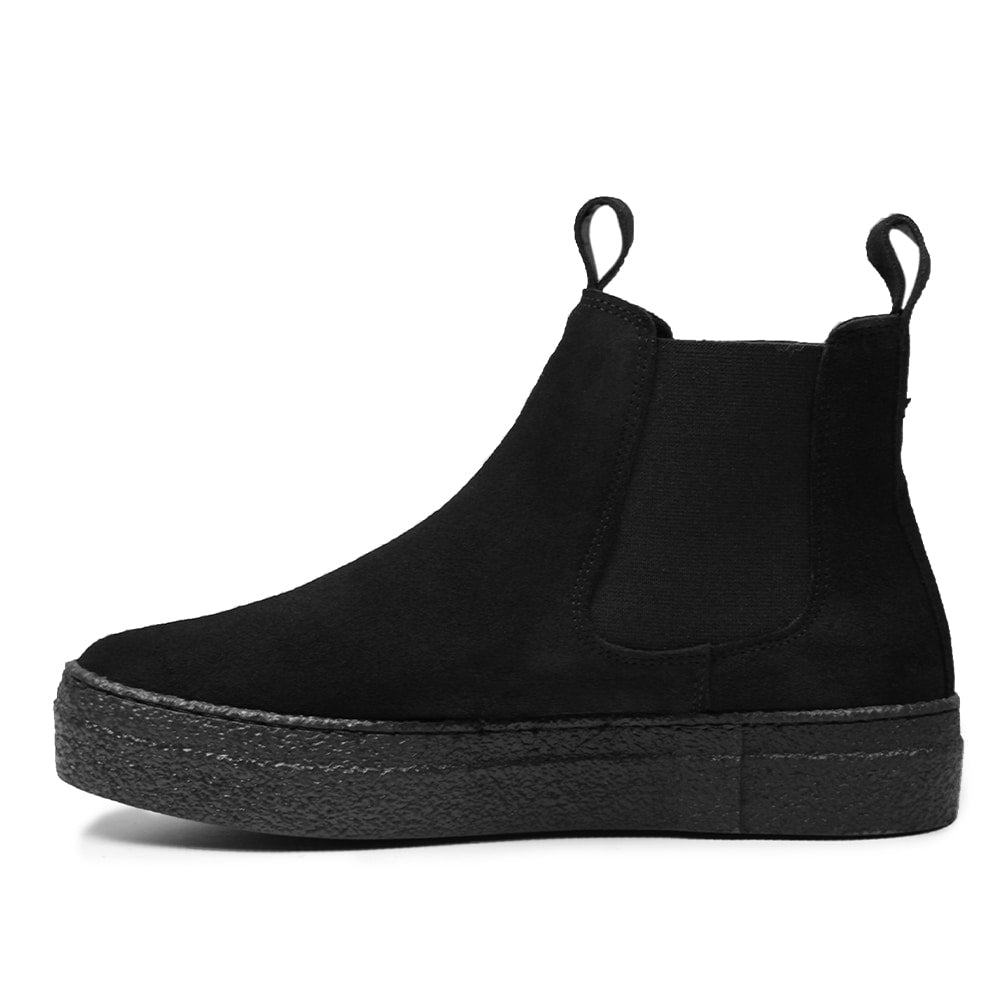 Minfot Chelsea Boots Visby Dam Mocka Svart