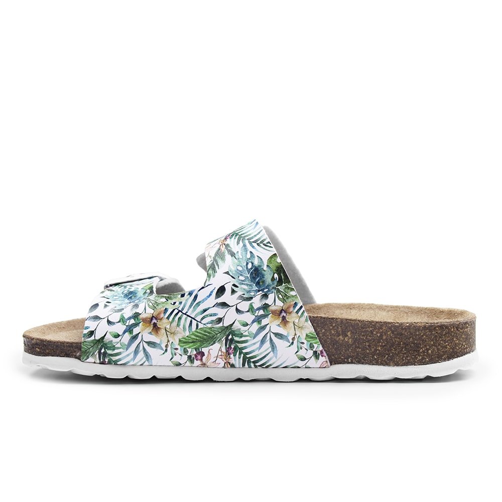 Minfot Sandaler Softstep Tropical Glow Vit