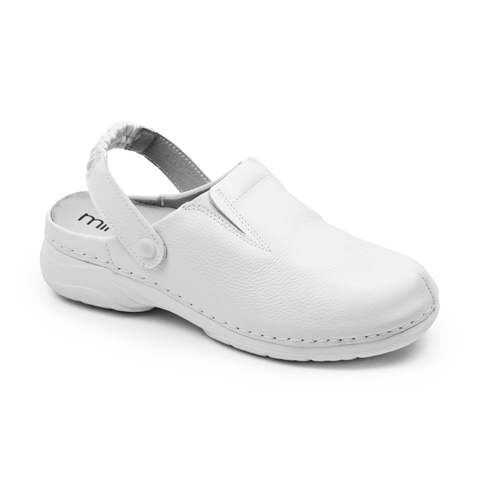 Minfot Arbetsskor Mjuk Toffel Vit