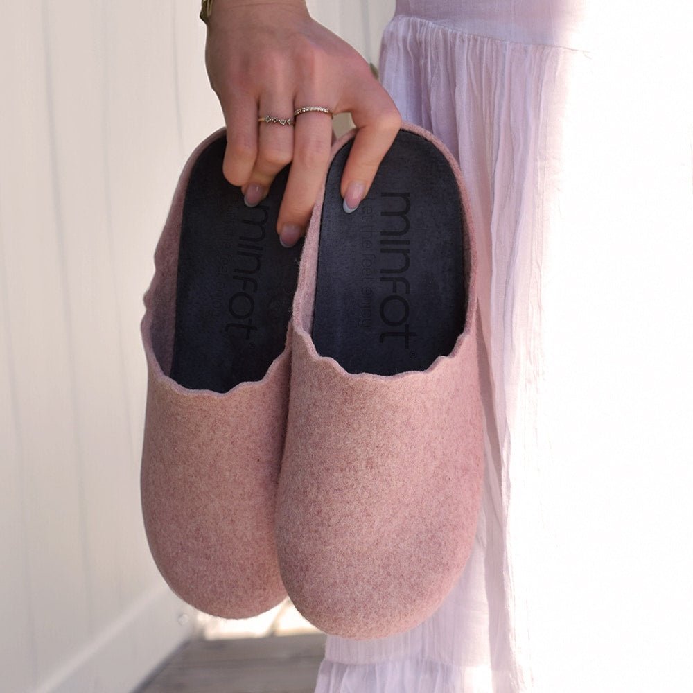 Minfot Tofflor Relax Dam Ljusrosa