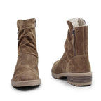 Minfot Jolie Boots med Gummiklack Zip Aquastop-TEX Stone