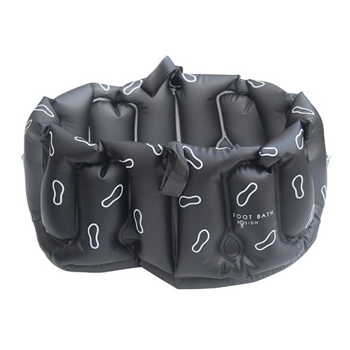 Bosign Uppblåsbart fotbad Grafitgrå