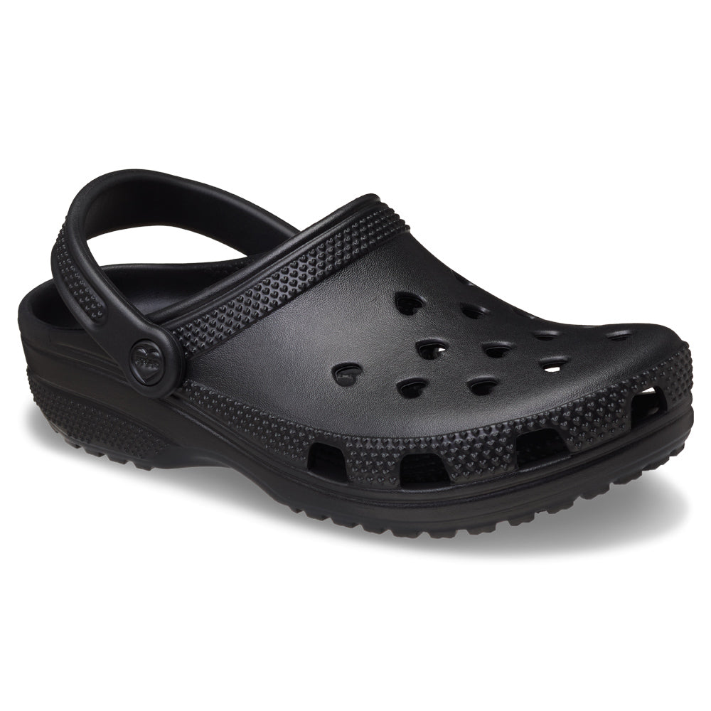 Crocs Classic Clog Hearts Cut Out Black