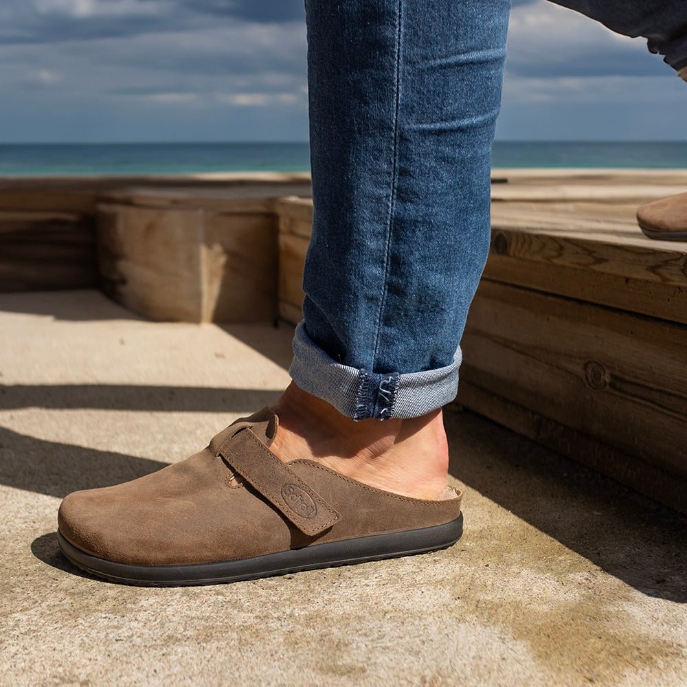 Scholl Tofflor Elio Strap Brown