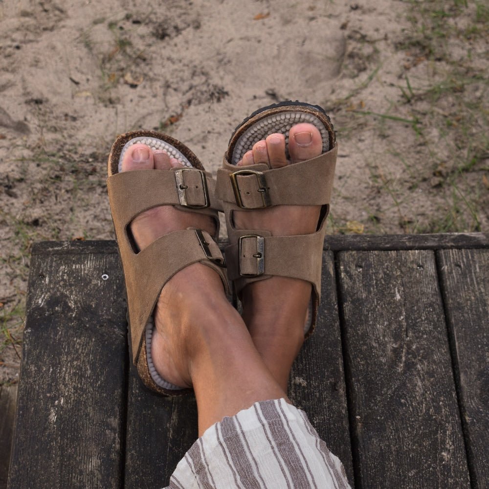 Minfot Massage Sandaler Bio Mocka Tan