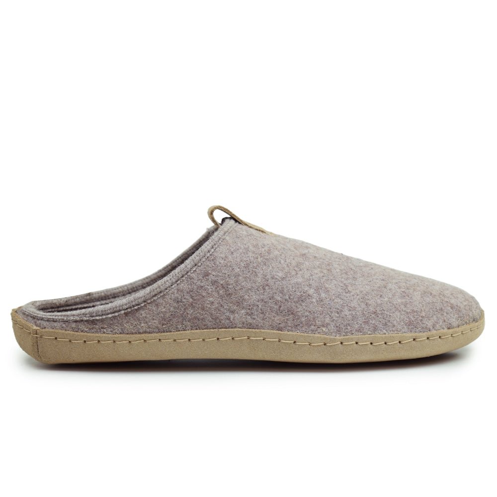 Minfot Cabin Tofflor Unisex Ull Brun