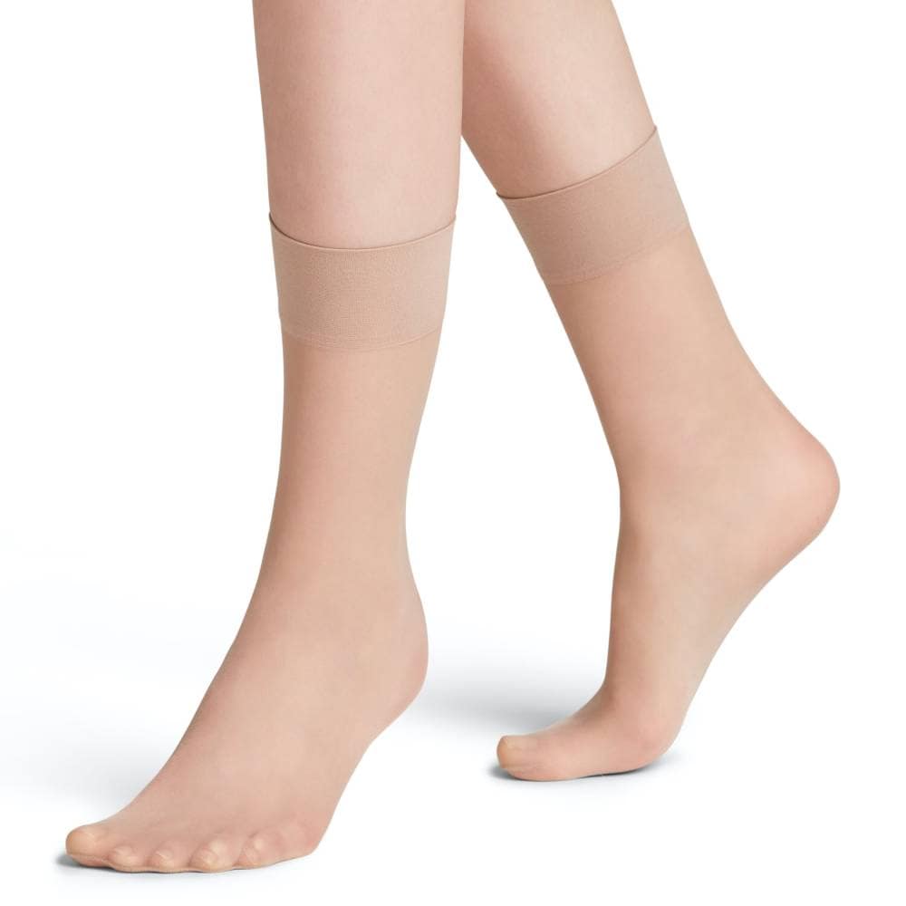 Falke Pure Matt Ankelstrumpor Dam Nylon 20 den Beige 1-pack