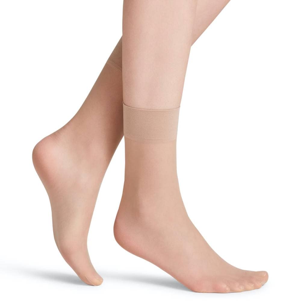 Falke Pure Matt Ankelstrumpor Dam Nylon 20 den Beige 1-pack