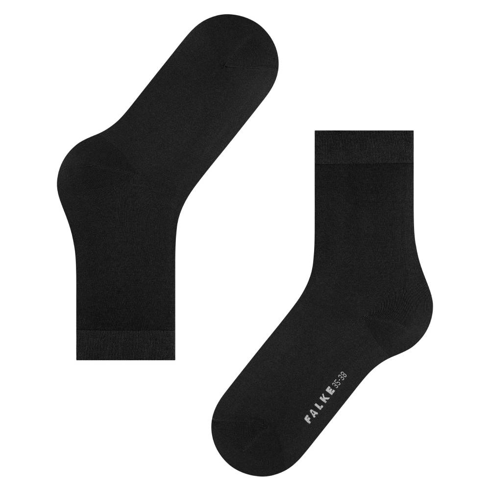 Falke Cotton Touch Strumpor Dam Svart 1 -pack