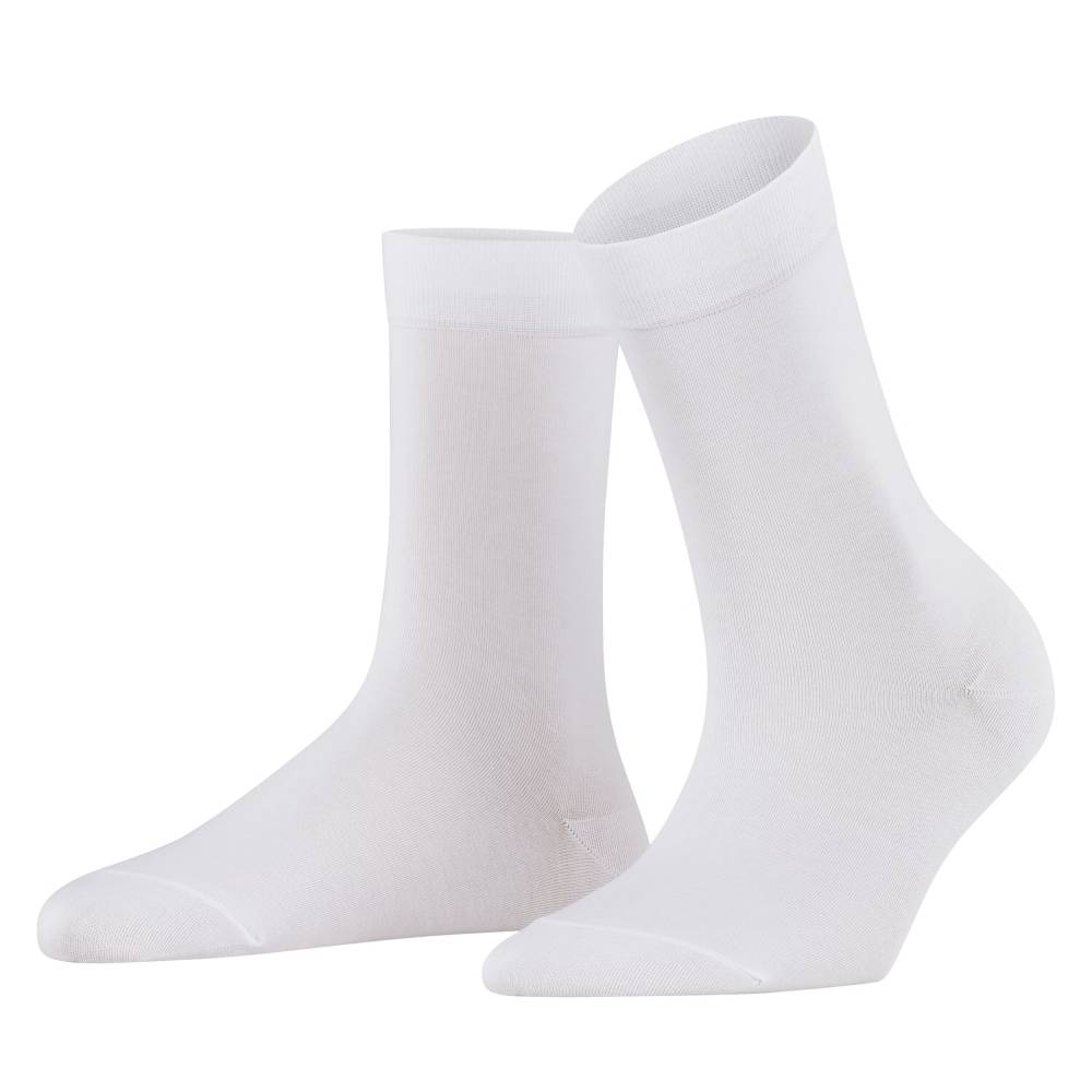 Falke Cotton Touch Strumpor Dam Vit 1-pack