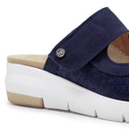 Minfot Sandaali Komfort Bea Stretch Nubukki Navy