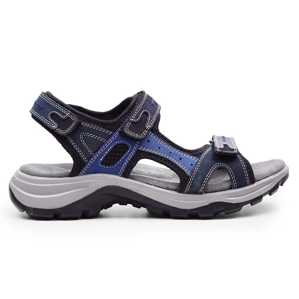 Minfot Sandhamn Sandaler Dam Nubuck Ocean Blue