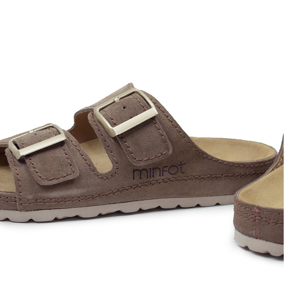 Minfot Sandaler Voss Mocka Taupe