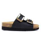 Scholl Monterey Sandaler Dam Svart Guld
