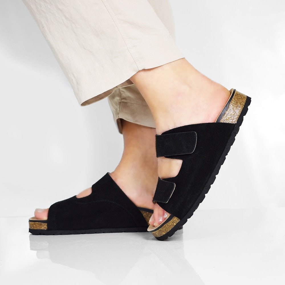 Minfot Hallux Valgus Sandaler Primo Soft Svart