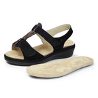Suave Sandaler Dam Extra Bred Black Tenn