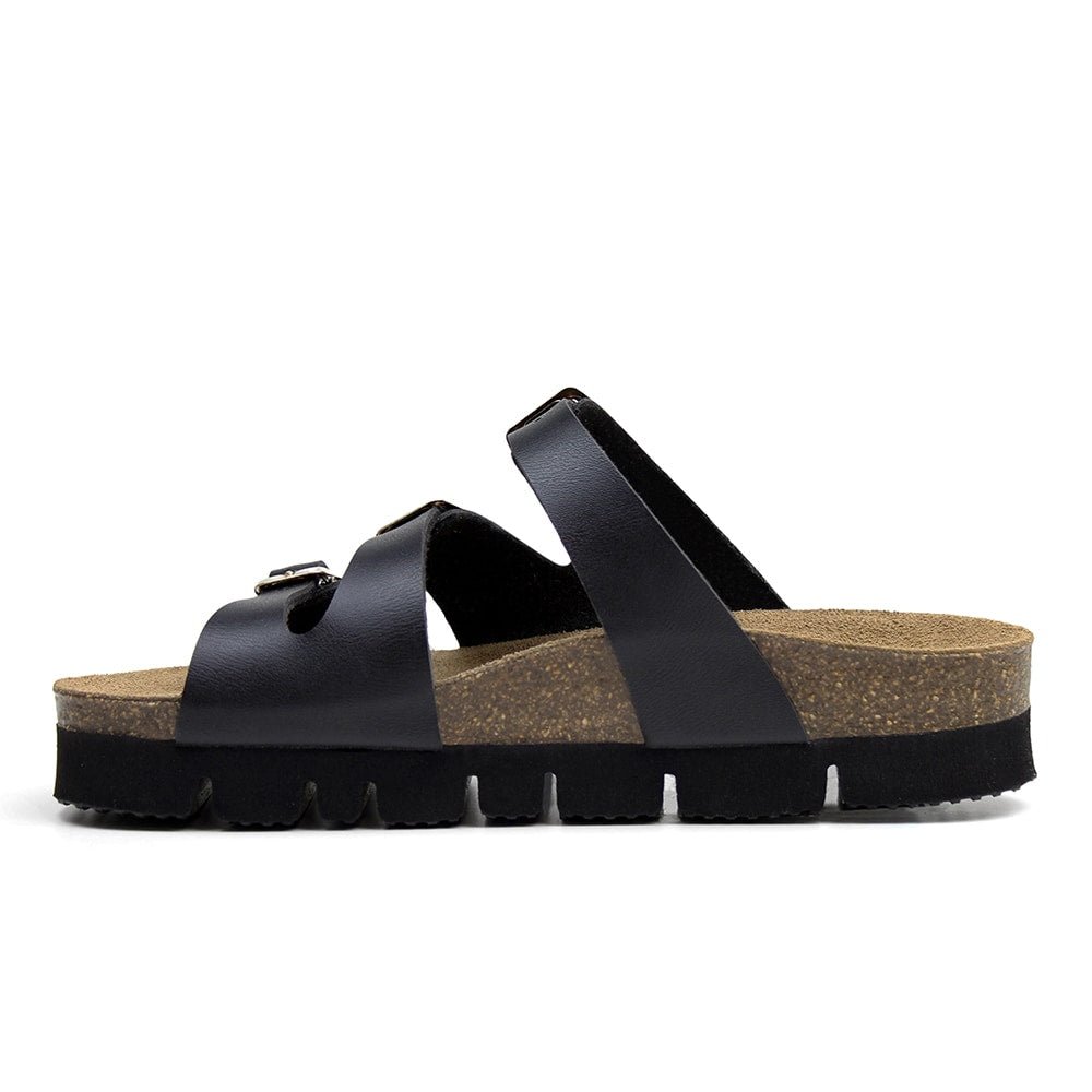 Minfot Upstep Lux Sandaler Dam Svart