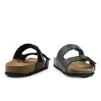 Minfot Softstep Sandaler Dam Biosandal 2-remmar Svart