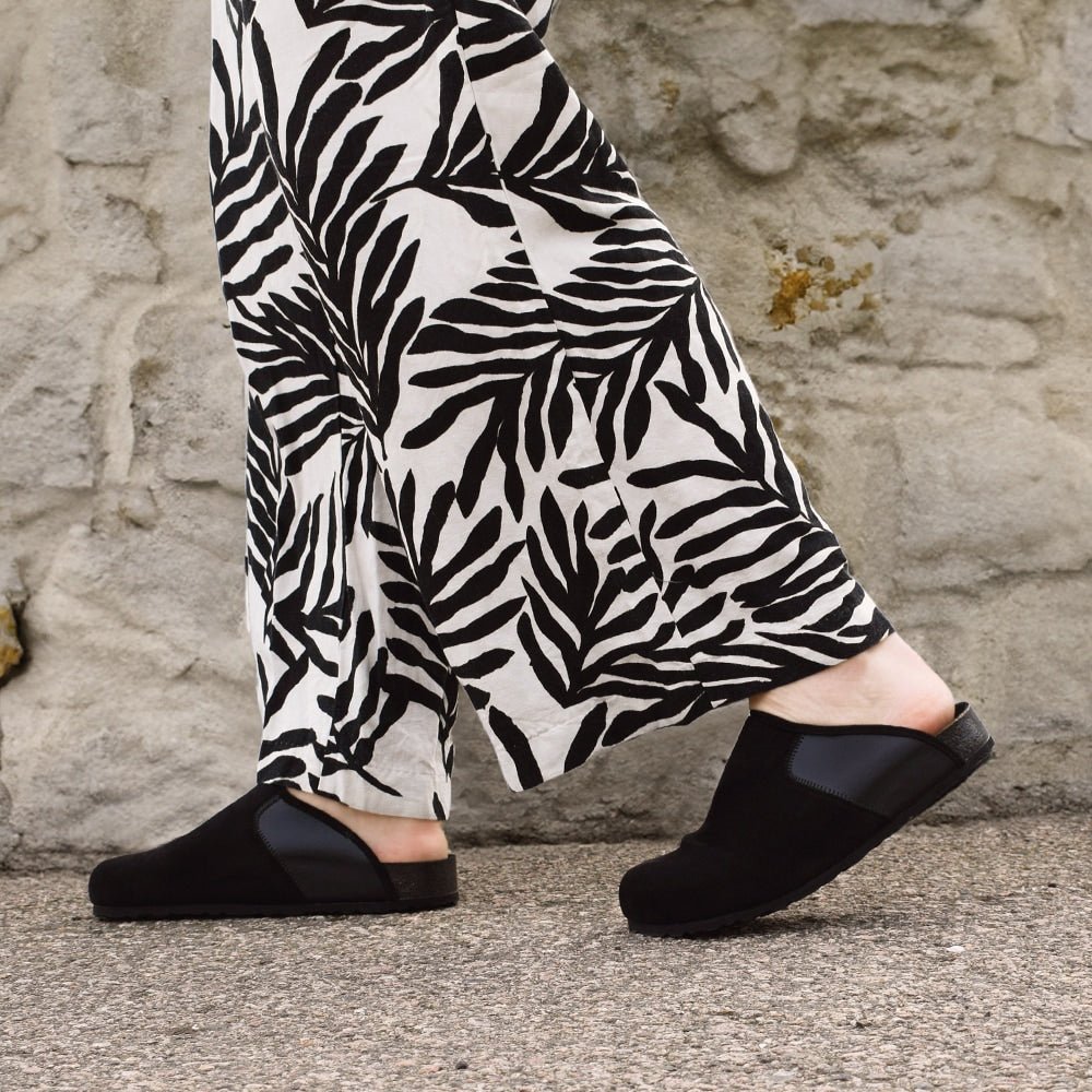 Minfot Nino Tofflor Stretch Svart