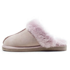 Minfot Lampaannahkatossut Slip on Duved pohjalla Pinkki