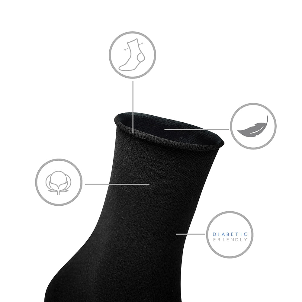 diabetessockar-minfot-bomull-svart