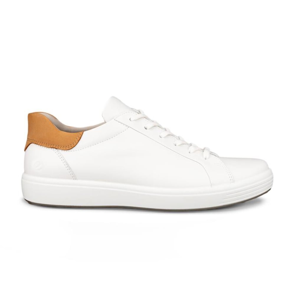 ECCO Sneakers Soft 7 Herr White Lion