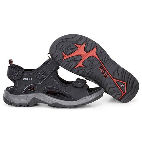 ECCO Sandal Herr Offroad Black Oil Nubuck