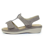 Suave Sandaler Dam Extra Bred Mocka Beige Tenn