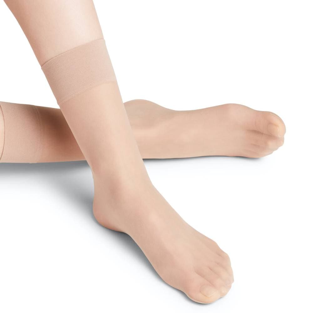 Falke Pure Matt Ankelstrumpor Dam Nylon 20 den Beige 1-pack