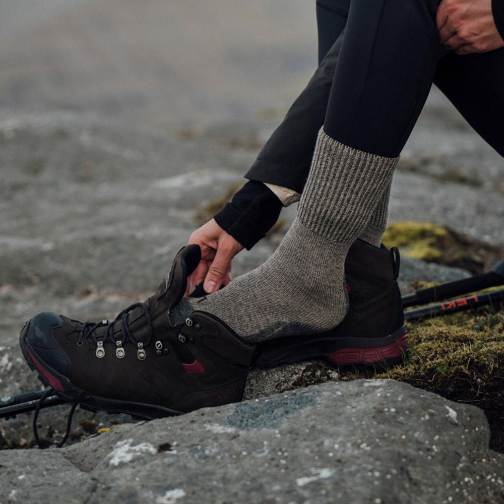 Falke TK1 Trekking Vandringsstrumpor Dam Ull Grå 1-pack