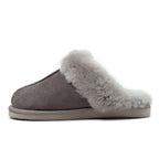Minfot Lampaannahkatossut Slip on Duved pohjalla Stone