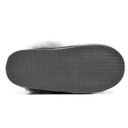 Minfot Lampaannahkatossut Slip on Duved pohjalla Musta