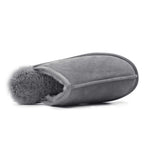 Minfot Lampaannahkatossut Slip on Orust pohjalla Harmaa