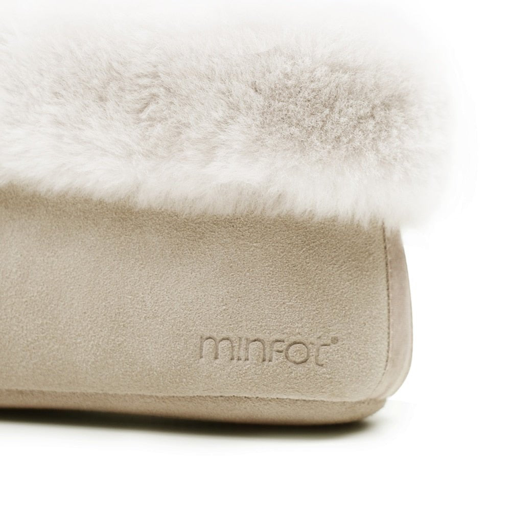 Minfot Fårskinnstofflor Sunne Beige Mocka