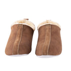 Shepherd Lina Fårskinnstofflor Antique Cognac