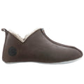 Shepherd Lina Fårskinnstofflor Stone Oiled Antique