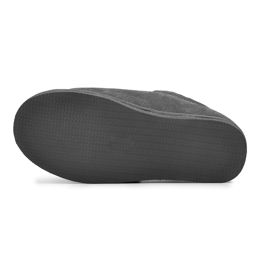 Minfot Fårskinnstofflor Öppningsbar Specialsko Molde Grå