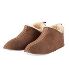 Shepherd Lina Fårskinnstofflor Antique Cognac