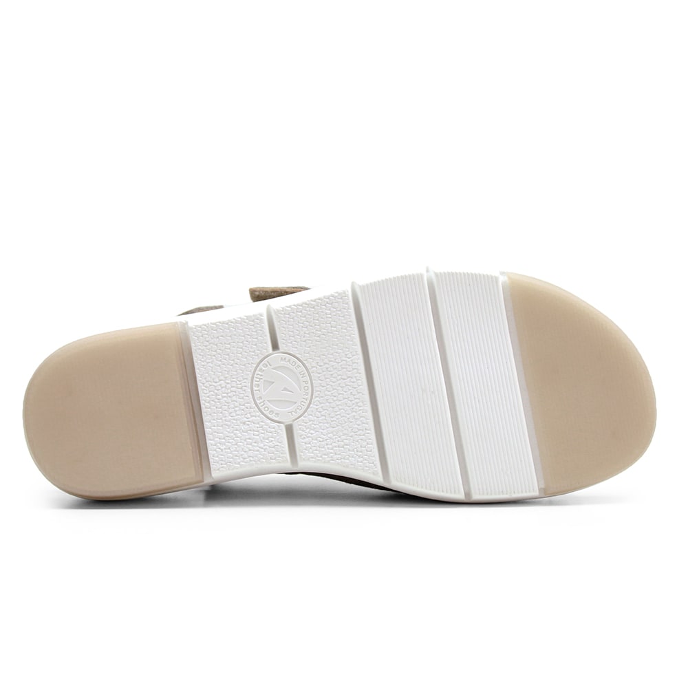 Minfot Sandal Komfort Bea Hälrem Stretch Mocka Beige