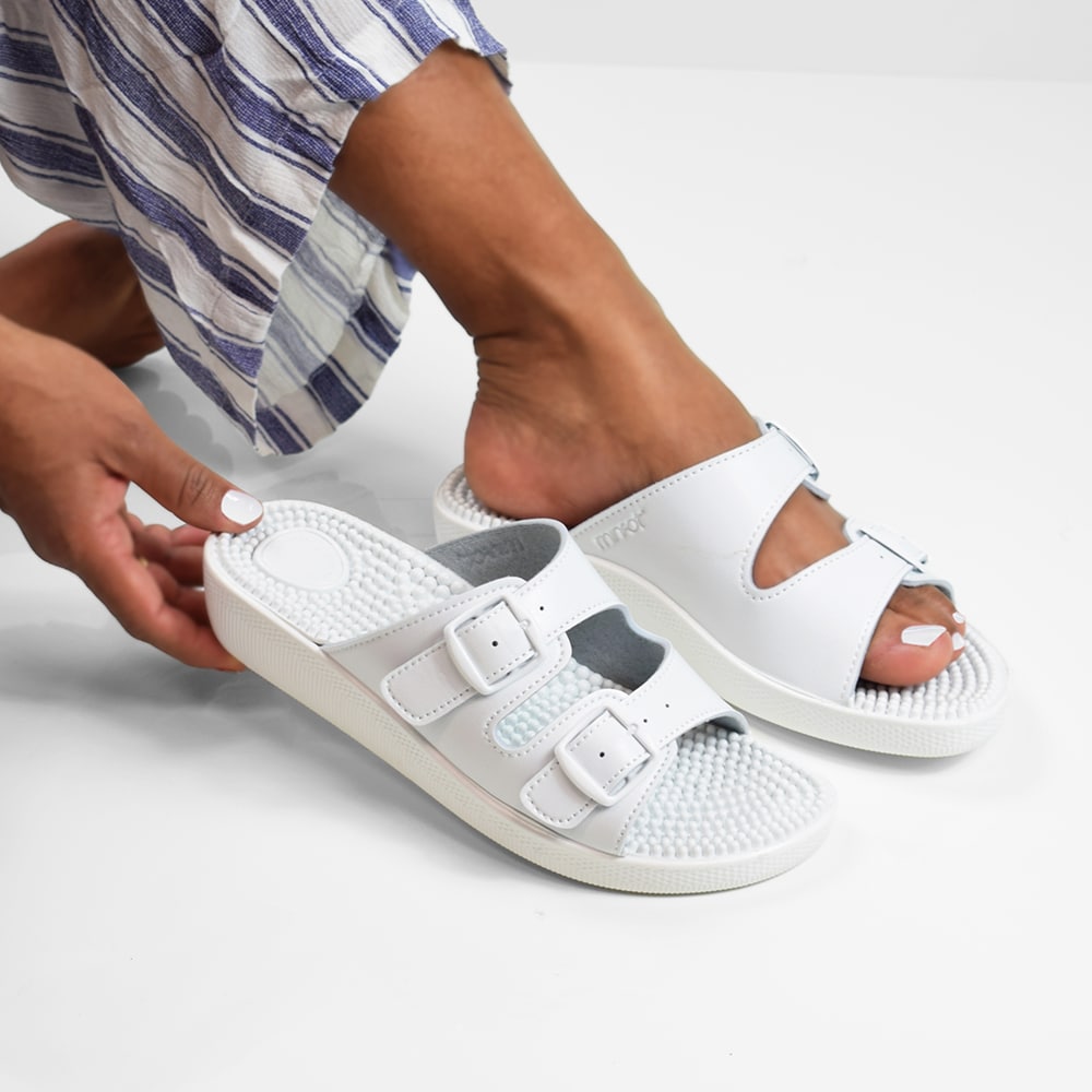 Minfot Massage Sandaler Dam Vit